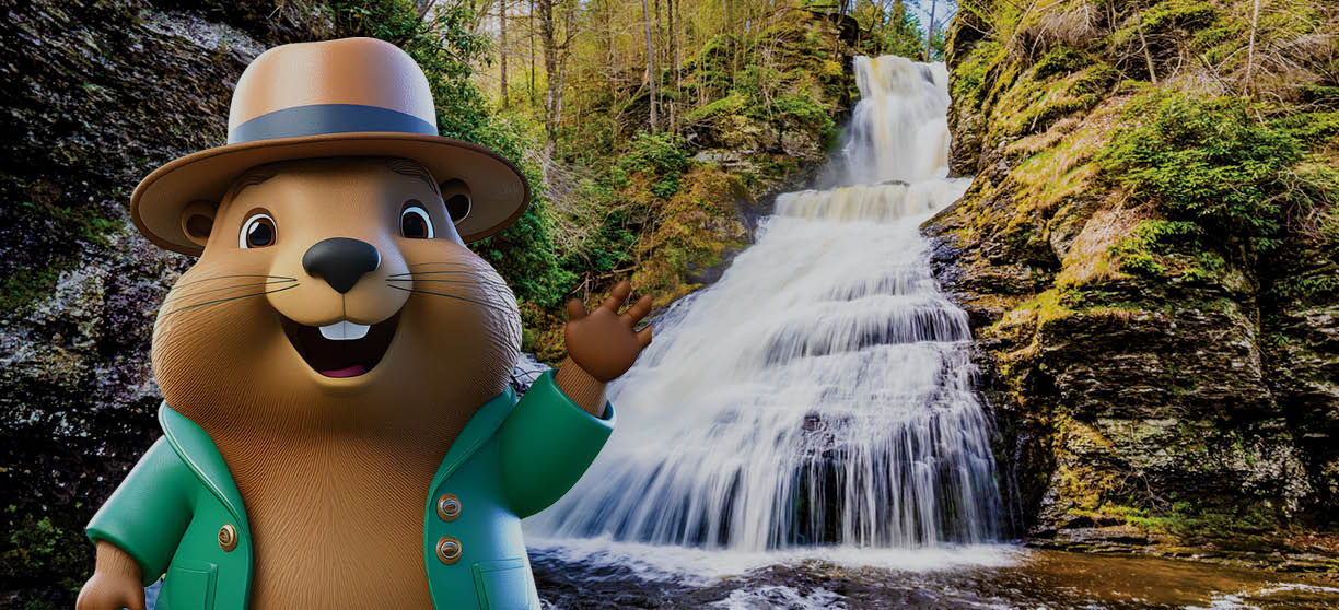Pocono Mo at Bushkill Falls